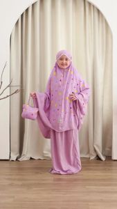 Mukena Anak Tanggung motif print Daydream/Mukenah Anak perempuan Lucu