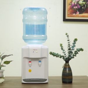 Cây nước nóng lạnh để bàn Nhập Khẩu Fujihome WD5510E bình lọc tủ máy lọc nước nóng lạnh mini uống công nghệ dispenser water