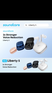 ORI [ By Anker ] SOUNDCORE Liberty 5 with ANC 3.0 Noise Cancelling Wireless Bluetooth Earbuds