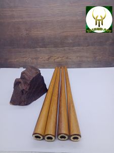 once pipa klokotan kayu kelor mas original model lancip 20cm A105