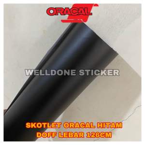 Stiker mobil dan motor Oracal hitam doff dan glossy kualitas premium stiker wrapping full body mobil dan motor