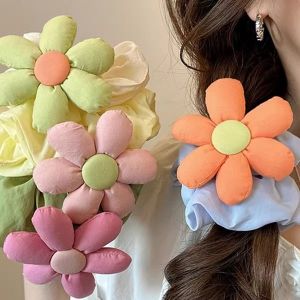 Tooyoo Cute Sweet Flower Hair Clip Women Temperament High-end Shark Clip Elegant Hair Claw Clip