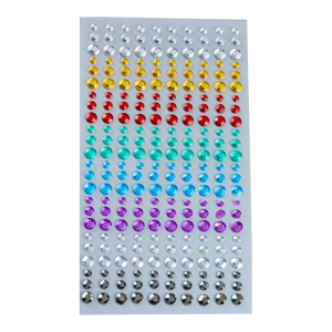 Red Diamond Eye Makeup Bright Sparkling Tear Diamond Mars Concert Stage Performance Face Patch Rhinestone Sticker Beauty Tool