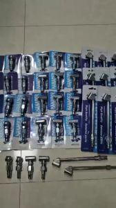 MOTUS หัวเติมลมยางรถยนต์ 2 แบบ เกรดพรีเมี่ยม หัวเติมลมสั้น หัวเติมลมยาว หัวเติมลมหางปลา หัวเติมลมคับเปิล หัวสั้นคับเปิ้ล ที่เติมลม เกจ์เติมลม รถยนต์ มอเตอร์ไซต์