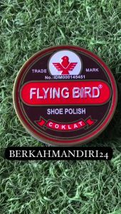 Semir Sepatu Flying Bird Murah Shoe Polish Coklat