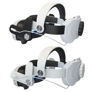 【New Arrival】Adjustable VR Lightweight Replacement Elite Strap 6000mAh Rechargable Battery Comfort for Meta Quest 3 VR Headset