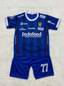Setelan Bola PERSIB BANDUNG BINTANG TIGA untuk usia 1-12 tahun Baju bola PERSIB terbaru