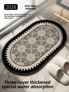 YK MORE | Water Absorbing Anti-Slip Bathroom Mat
