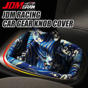 JDM ถูกเปลี่ยนแปลง รถยนต์ที่หุ้มคันเกียร์รถแข่งของ เล่นปลอกหุ้ม ประสงค์ผ้าแคนวาสปรับเอง อัตโนมัติซามูไร และเปลี่ยนเกียร์ที่ป้องกันก้านโยกอุปกรณ์ตกแต่งภายในรถยนต์