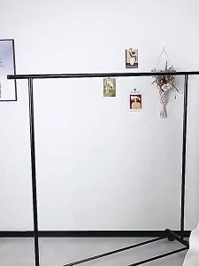 Simple Indoor Outdoor Clothes Rack Mobile