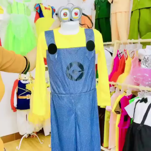 Minions - [15-30kg] Trang Phục Hóa Trang Minions Cho Bé Yêu Quần Áo Hoạt Hình Minions Phù Hợp Cho Hoạt Động Chơi Đùa