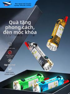 SMILING SHARK | Đèn Pin Mini Đa Năng Có Thể Mang Theo Phát Sáng