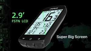 ROCKBROS M1 điện máy tính Xe Đạp Cadance Heart Rate hiển thị Đồng hồ tốc độ chuyên nghiệp ngoài trời cưỡi cảm biến Đồng hồ tốc độ cho MTB xe đạp đường trường phụ kiện ANT + GPS candence cho strava