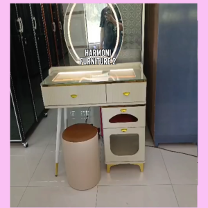 MEJA RIAS LAMPU LED KAKI BESI FREE ONGKIR SERANG KOTA