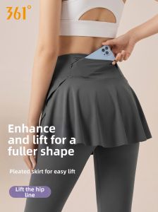 361° | Butt Pocket Covering Skirt Leggings for Yoga