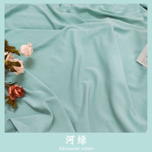 Non-Static DIY Chinese Style Cheongsam Dress Shirt Fabric Lightly Elastic Cloud Fairy Wrinkle Free Clothing Material Polyester Fiber