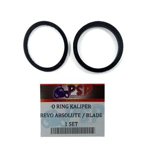 Oring Kaliper REVO ABSOLUTE (set isi 2) - Karet Seal Sil O Ring Piston Cakram Depan BLADE / BEAT Fi