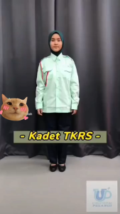 Kemeja TKRS No.3 Lengan Panjang Uniform Persatuan Kokurikulum Tunas Kadet Remaja Sekolah Original Baju dan Seluar