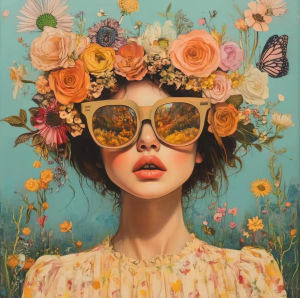 Jigsaw Puzzle 500 1024pcs Abstract Woman Portrait Aesthetic Art For Adults Home Wall Decor Relaxing Gift Brain Teaser