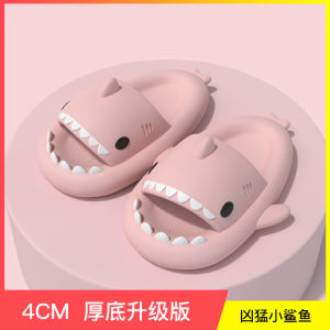 Summer Shark Slippers Mens Womens Home Anti-Slip Sporty EVA Comfortable Breathable Cartoon Style Indoor Outdoor Slippers