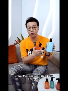 Wonderlux Sensitive Scalp Care Series | Hair Serum Set The Oil Free 75ml | Shampoo Anti-Dandruff 250ml | Anti Ketombe