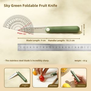 LOTUS BLUE | Outdoor Multi-function Fruit Foldable Knife Portable