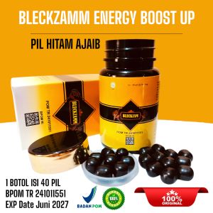 Pil Hitam Ajaib Bleckzamm 1 Botol Isi 40 Tablet Original