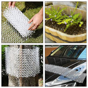 แผ่นปูนอนสำหรับสัตว์เลี้ยงในบ้านขนาด2ม. * 30ซม.แผ่นปูนอนสำหรับในสวนกลางแจ้งมีหนามสำหรับรั้วบ้านแมวสุนัขแมวเพื่อยับยั้งการขุด