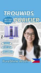 TROUWIDS 99.9% Scale Resistant Water Filter Cartridge Element Plug-In Water Softener Filter