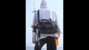 Fishing Bag กระเป๋าตกปลา กระเป๋าผู้ชาย ใส่อุปกรณ์ตกปลา ใส่เบ็ดได้ 1 คัน ใส่ของได้เยอะ กันน้ำได้ ไม่รงรัง