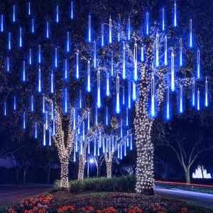 Outdoor Double-Sided Waterproof LED Light Seven-Color Flash String Lights Tree Decoration Lamp Creative  Style