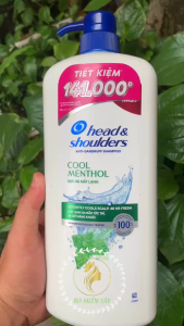 Dầu Gội Head & Shoulders Cool Menthol 1.15L Bạc Hà Mát Lạnh Sạch Gàu Sảng Khoái