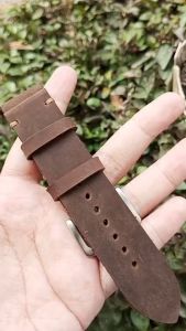 Tali Jam Kulit Sapi Crazy Horse Selapis Cokelat TJ12923 Bergaransi