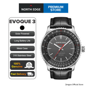 Zentronix Group North Edge Evoque-3 Solar Power Watch For Men Outdoor Wearables Metal Case Luminous Pointer Watch