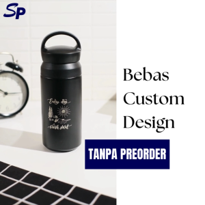 Tumbler Travel Handle Stainless Steel Custom Grafir 350mL