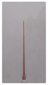 Paket Penangkal Petir Tembaga Tombak Petir 1in 60cm Pipa Penangkal Petir 60cm Sok Teflon Splitzen