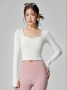 aziztas | New Padding Mesh Yoga Sport Top