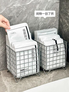 กล่องเก็บของโลหะผสมเหล็กสำหรับสำนักงาน หอพักนักเรียน กล่องเก็บของสำหรับโต๊ะทำงาน ความจุขนาดใหญ่ กล่องเก็บเครื่องสำอาง กล่องเก็บของสำหรับผ้าม่าน