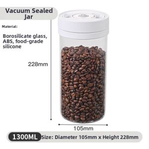 TIMEMORE | Vacuum Sealing Storage Container for Refrigerator