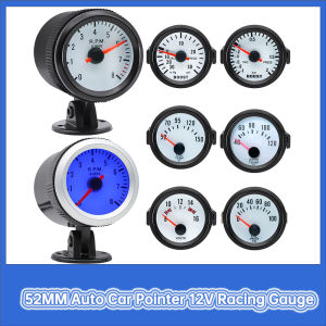 Car Pointer Racing Gauge Turbo Boost Air Fuel Gauge Turbo Pressure Gauge Water Temp Meter Tachometer Oil Temp Oil Press Gauge