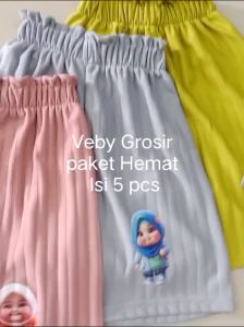 CELANA PENDEK ANAK 100RIBU DAPAT 5PCS KULOT ANAK GAMBAR LUCU GEMOY TERBARU UNTUK USIA 4-12TAHUN