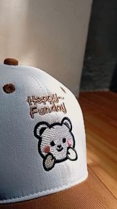 Topi Anak Lucu Topi Baseball Anak Bordir Happy Funday Topi Untuk Anak Dan Bayi