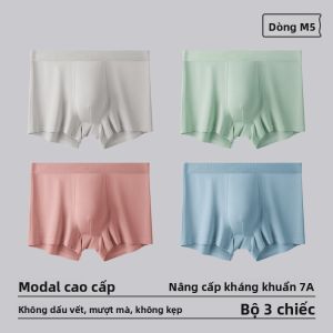 Quần lót boxer nam MiiOW Modal mỏng kháng khuẩn cạp vừa