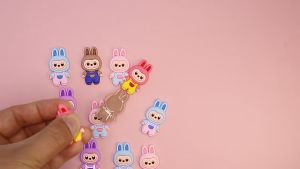 Resin Clay Full Collor Labubu Mote Manik Manik Aksesoris Cute Murah