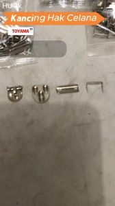 1 Box isi 2 Gross | Kancing Hak HU 3k TOYAMA | Kancing Tanam | Kancing Ketok celana | Kancing Pengait Celana | Kancing Kait Rok | Hak HE | Hak HU | Hak Jahit Tanam | Kancing Kait Celana | Kancing Hak Getok