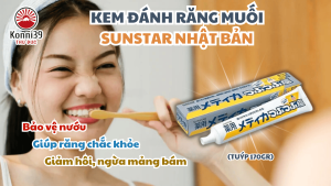 KEM ĐÁNH RĂNG MUỐI BẢO VỆ NƯỚU SUNSTAR NHẬT BẢN (TUÝP 170GR)
