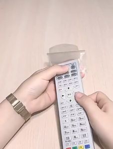 100Pcs 8*25CM Clear Heat Shrink Protective Film TV/ Air Condition Universal Protective Bag Remote Control Cover Dust-proof