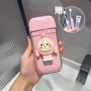 Travel Toothbrush Toothpaste Washing Cup Set Three-In-One Womens Cartoon Style Bathroom Supplies Other Material Installation