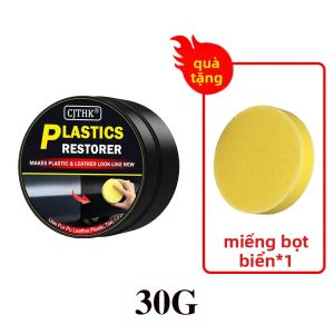 Dung Dịch Phủ Bóng Nhựa Ô Tô Làm Mới Nội Thất Da & Ốp Nhựa Màu Đen Bóng 30ml/50ml/100ml CJTHK Chất Phủ Sửa Chữa Nhựa