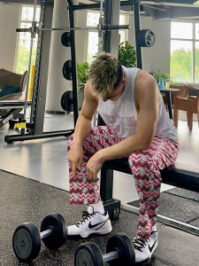 Meng Bo Long Euro Irving Basketball Training Sports Pants Thin Colorful American Style Knitted Cotton Long Trousers for Men And Women